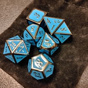 Metal Polyhedral Dice